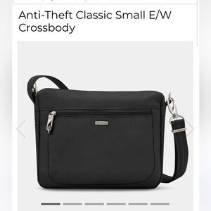 NWOT Travelon Black Anti-Theft Bag